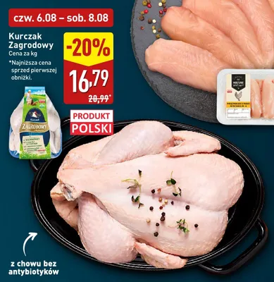 Kurczak Zagrodowy promocja w Aldi