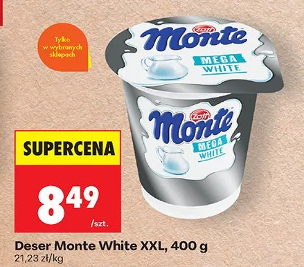 Deser White XXL promocja w Biedronka
