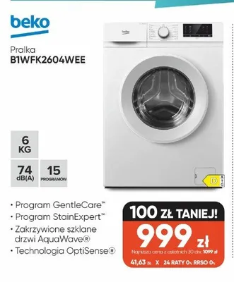 Pralka Beko B1WFK2604WEE promocja w Max Elektro