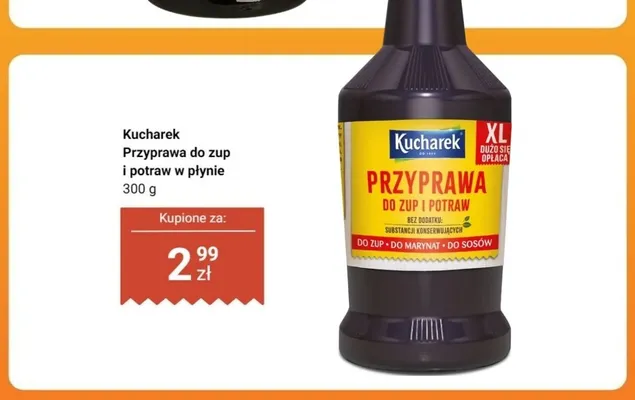Przyprawa do zup i sosów Kucharek promocja w Dino