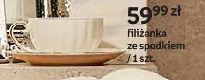 Filiżanka ze spodkiem 210 ml promocja w Empik