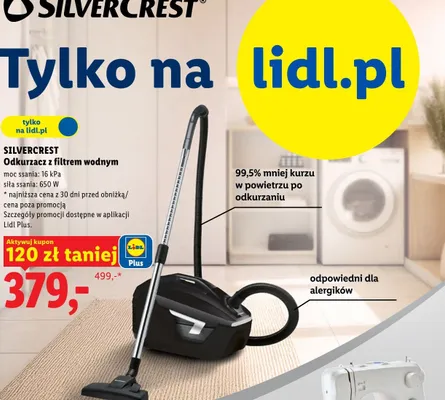 Odkurzacz z filtrem wodnym promocja w Lidl