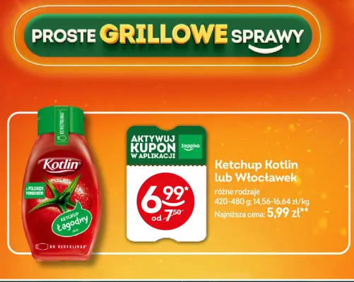 Ketchup Włocławek promocja w Żabka
