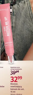 Balsam do ust nawilżający Rimmel Oh My Gloss! Butter Me Up promocja w Rossmann