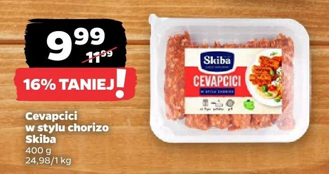 Cevapcici w stylu chorizo Skiba promocja w Netto