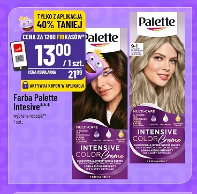 Farba do włosów Palette Intensive promocja w POLOmarket