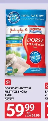 Dorsz atlantycki filety ze skórą Abramczyk promocja w Selgros