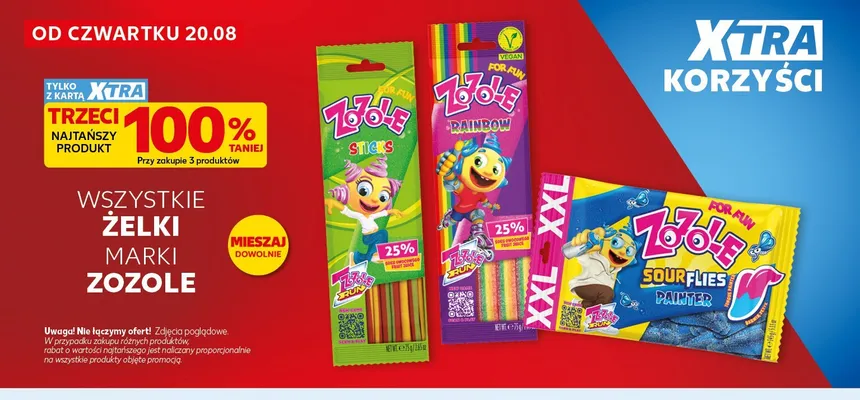 Żelki marki Zozole promocja w Kaufland