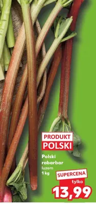 Rabarbar luzem polski promocja w Kaufland
