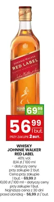 Whisky Johnnie Walker Red Label promocja w Twój Market