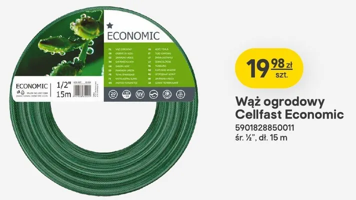 Wąż ogrodowy promocja w Castorama