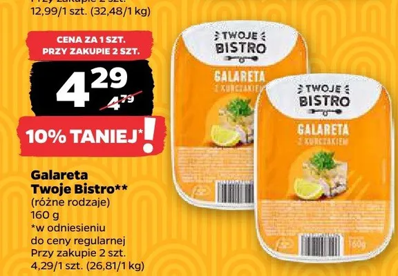 Galareta Twoje Bistro promocja w Netto