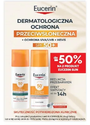 Kosmetyki przeciwsłoneczne Eucerin Sun promocja w Ziko Dermo