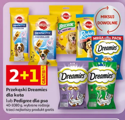Przekąski dla kota Dreamies promocja w Auchan