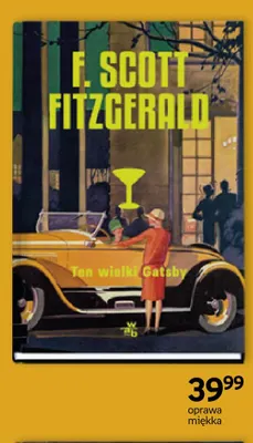Książka Ten wielki Gatsby F. Scott Fitzgerald promocja w Empik