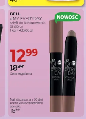 Sztyft do konturowania Bell #My Everyday 01 promocja w Drogerie Jawa