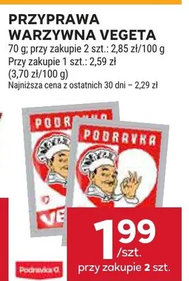 Przyprawa warzywna Vegeta promocja w Stokrotka