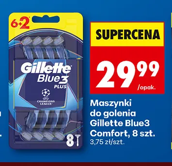 Maszynki do golenia Gillette Blue3 Comfort promocja w Biedronka
