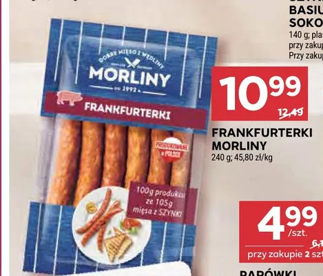 Frankfurterki Morliny promocja w Stokrotka