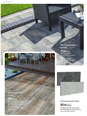 Płyta tarasowa Lamell promocja w Castorama