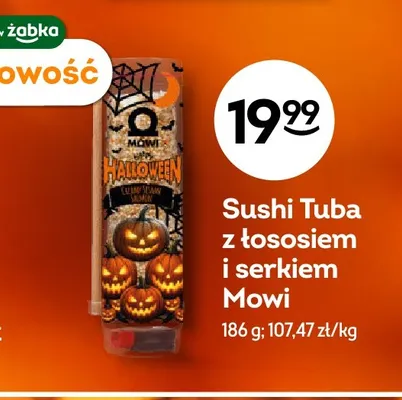 Sushi Tuba z łososiem i serkiem Mowi promocja w Żabka