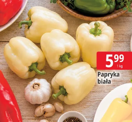 Papryka biała promocja w Leclerc