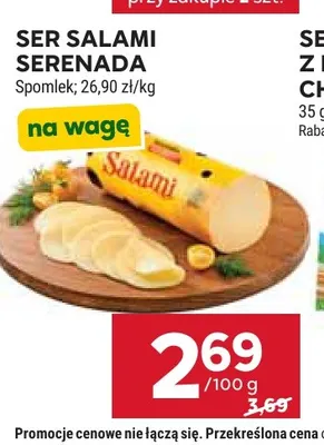 Ser salami Serenada promocja w Stokrotka