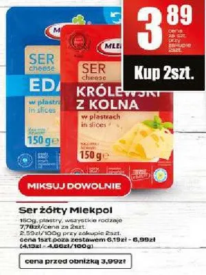 Ser żółty Miękpol promocja w Supeco