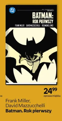 Komiks Batman. Rok pierwszy Frank Miller David Mazzucchelli promocja w Empik