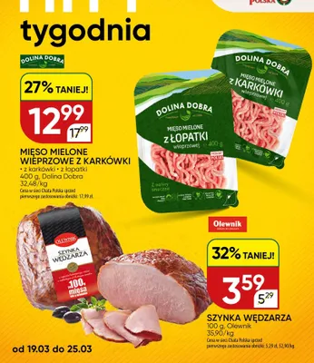 Mięso mielone wieprzowe z karkówki promocja w Chata Polska