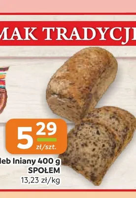 Chleb lniany Społem promocja w Społem Częstochowa