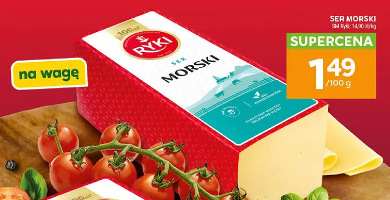 Ser morski Ryki promocja w Stokrotka