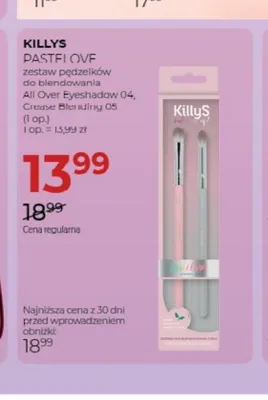 Zestaw pędzelków do blendowania KillyS Pastel OVF promocja w Drogerie Jawa