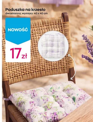 Poduszka na krzesło dwustronna promocja w Pepco