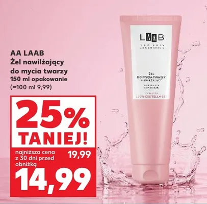 Żel nawilżający do mycia twarzy promocja w Kaufland