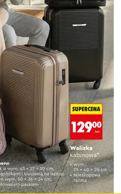 Walizka kabinowa promocja w Biedronka