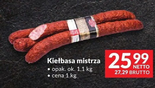 Kiełbasa mistrza Pekpol promocja w Makro