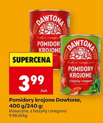 Pomidory krojone klasyczne promocja w Biedronka