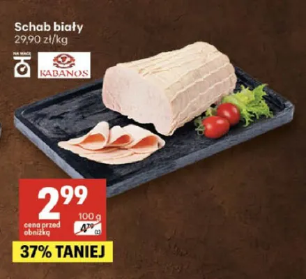 Schab biały Kabanos promocja w Delikatesy Centrum