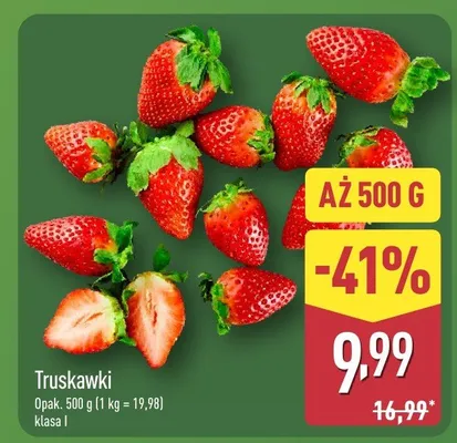 Truskawki promocja w Aldi