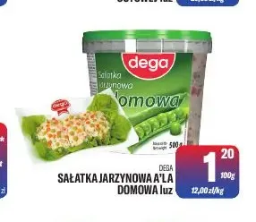 Sałatka jarzynowa a'la domowa luz Dega promocja w Tomi Markt