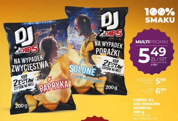 Chipsy DJ Chips Solone promocja w Duży Ben