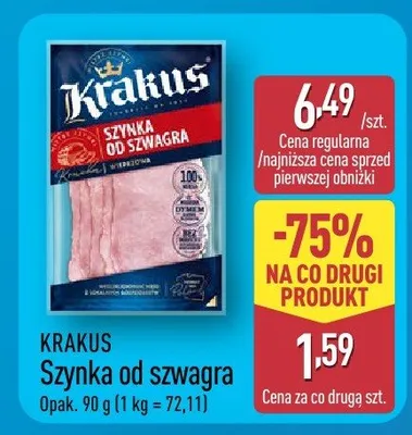 Szynka od szwagra promocja w Aldi