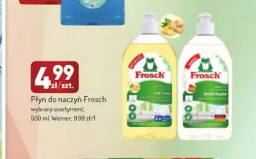 Płyn do naczyń Frosch promocja w Avita