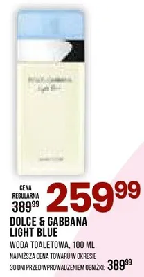 Perfumy Dolce & Gabbana Light Blue promocja w Drogerie Natura