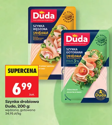 Szynka drobiowa gotowana Duda promocja w Biedronka