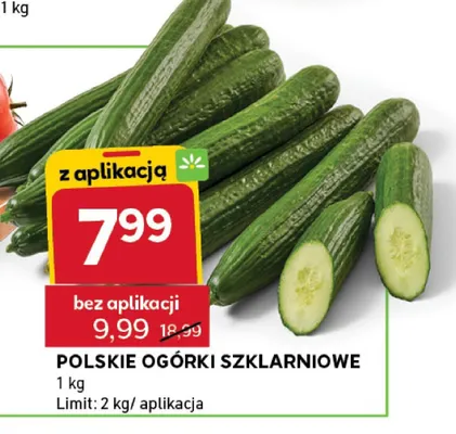 Polskie ogórki szklarniowe promocja w Stokrotka