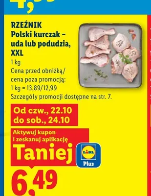 Polski kurczak uda XXL Rzeźnik promocja w Lidl