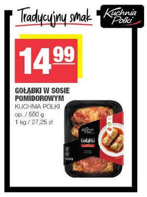 Gołąbki w sosie pomidorowym Kuchnia Polki promocja w SPAR