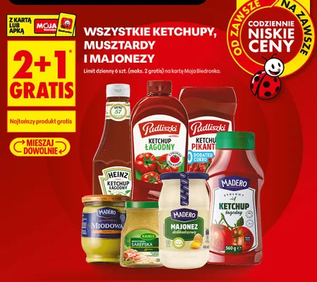Ketchup Heinz Łagodny promocja w Biedronka